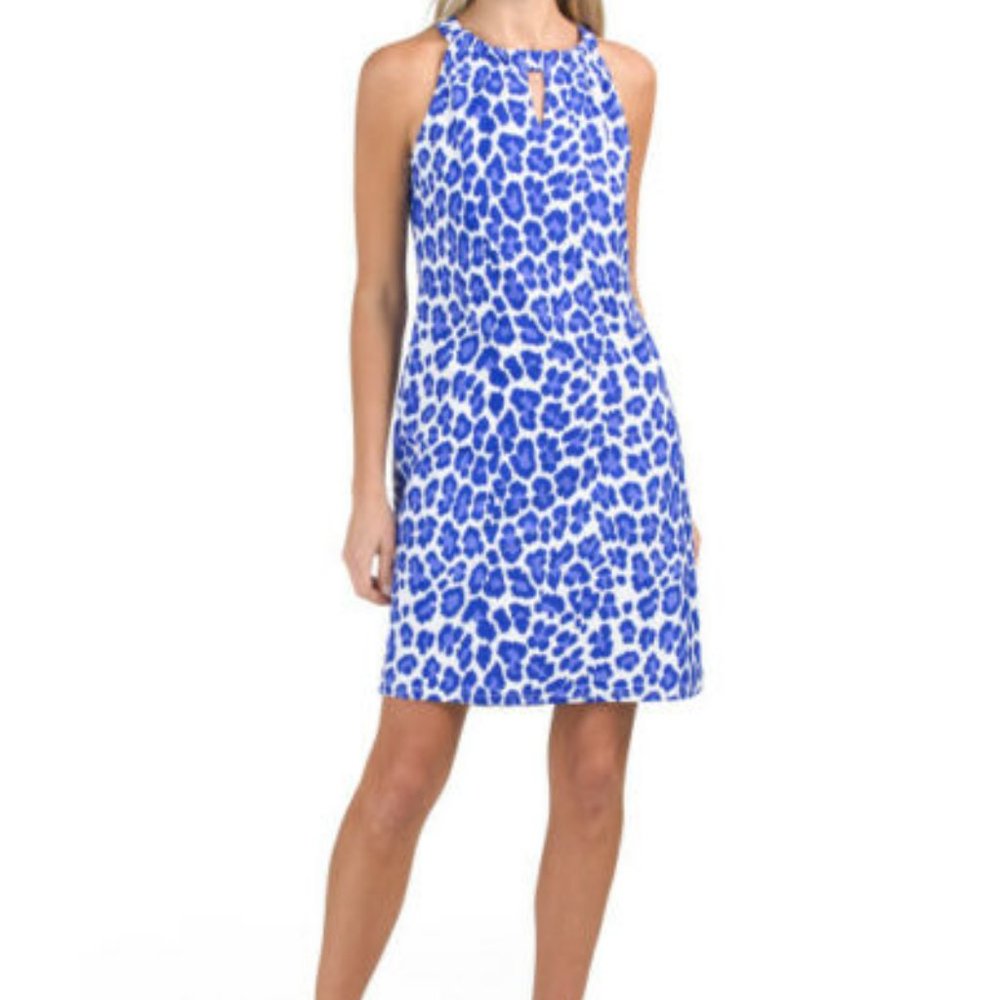 NWT $178 JUDE CONNALLY Made In Usa Lisa Animal Print Dress XS